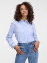 Orsay Hellblaue gestreifte Damenbluse ORSAY