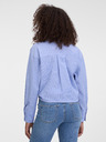 Orsay Hellblaue Damenbluse mit Stickerei ORSAY