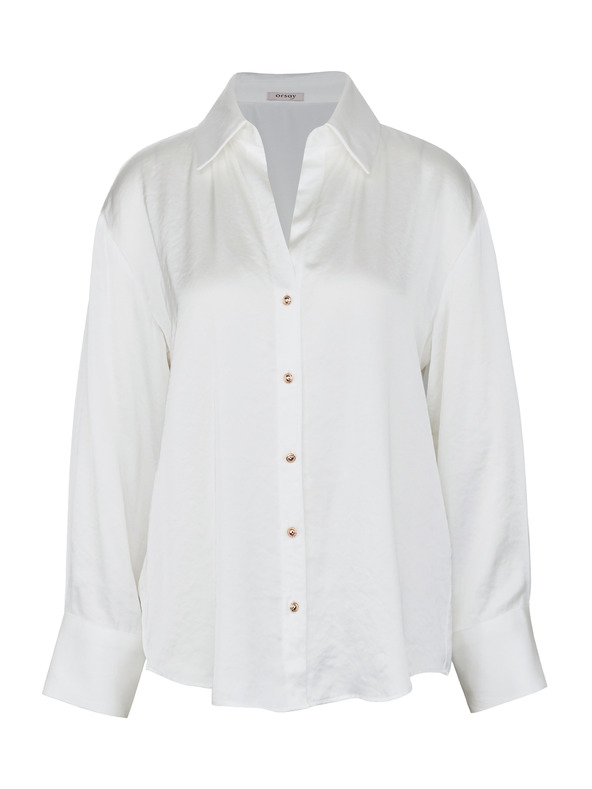 Orsay Weißes Damenhemd ORSAY