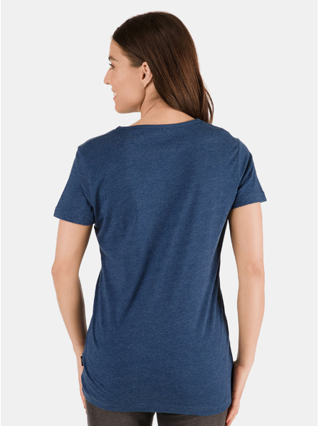 Sam 73 Dunkelblaues Damen-T-Shirt SAM 73