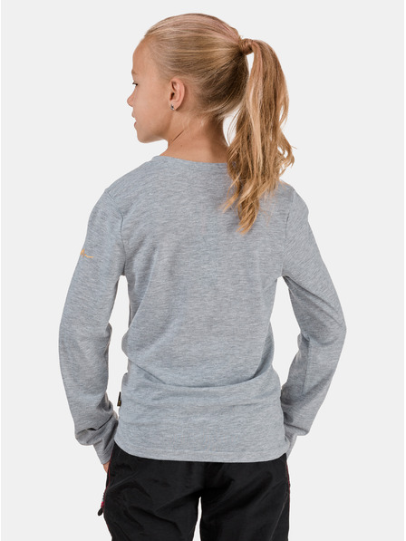 Sam 73 Graues Mädchen-T-Shirt mit Aufdruck SAM 73 Camilla