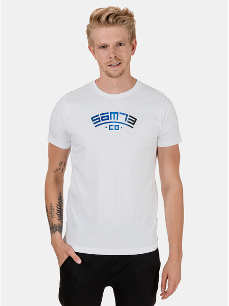 Sam 73 Weißes Herren-T-Shirt SAM 73 Lanz