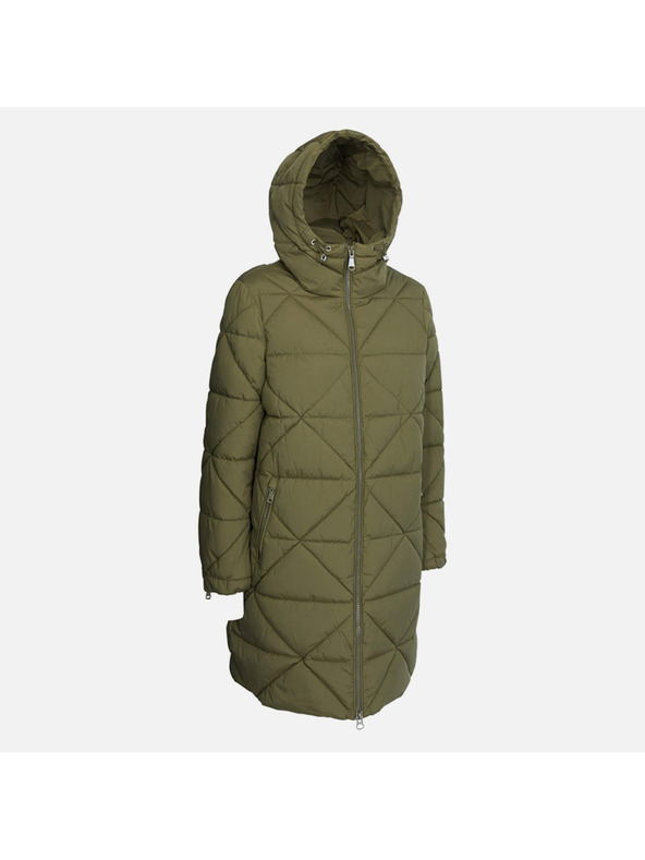 Geox Khaki Damen-Parka Geox Allenie