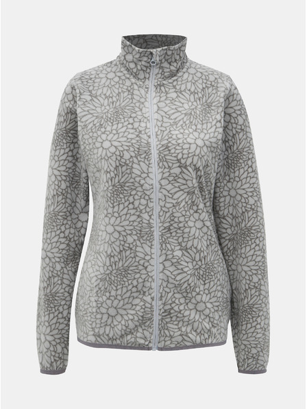 Sam 73 Graue Damen Fleece Blumen Hoodie SAM 73