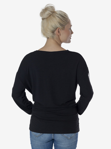 Sam 73 Schwarzes Damen-T-Shirt SAM 73