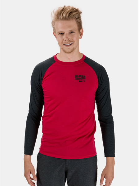 Sam 73 Rotes Herren T-Shirt SAM 73 Amit