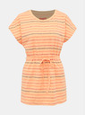 Sam 73 Orangefarbenes gestreiftes Damen T-Shirt SAM 73