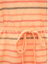 Sam 73 Orangefarbenes gestreiftes Damen T-Shirt SAM 73