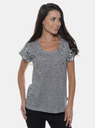Sam 73 Graues gemustertes Damen T-Shirt SAM 73