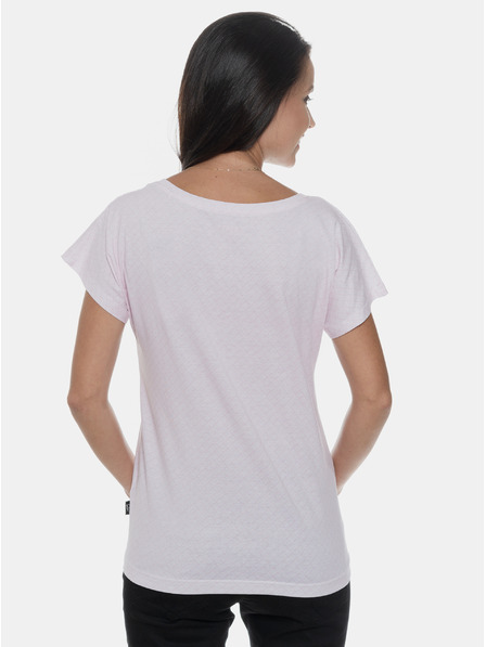 Sam 73 Hellrosa gemustertes Damen T-Shirt SAM 73