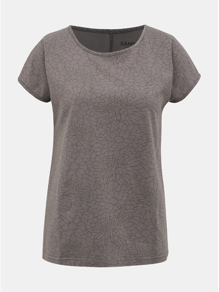 Sam 73 Graues Damen Blumen T-Shirt SAM 73