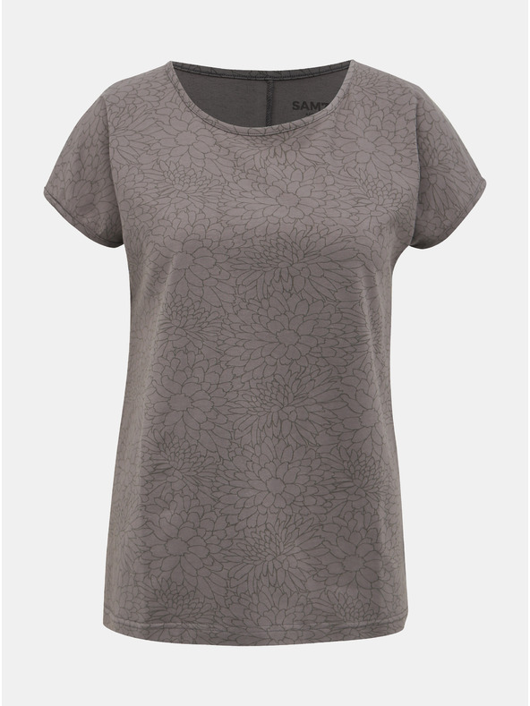 Sam 73 Graues Damen Blumen T-Shirt SAM 73