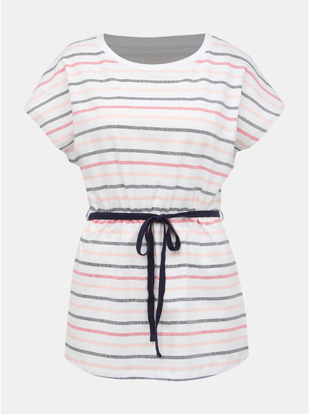 Sam 73 Rosa-weißes gestreiftes Damen T-Shirt SAM 73