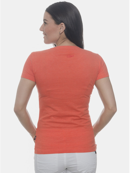 Sam 73 Orangefarbenes Damen T-Shirt SAM 73
