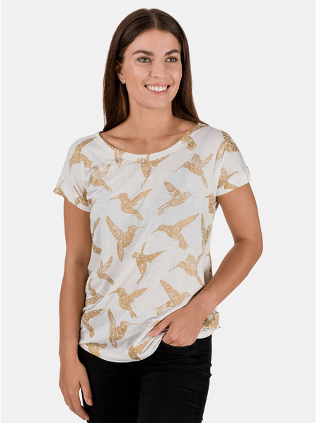 Sam 73 Cremefarbenes Damen T-Shirt SAM 73