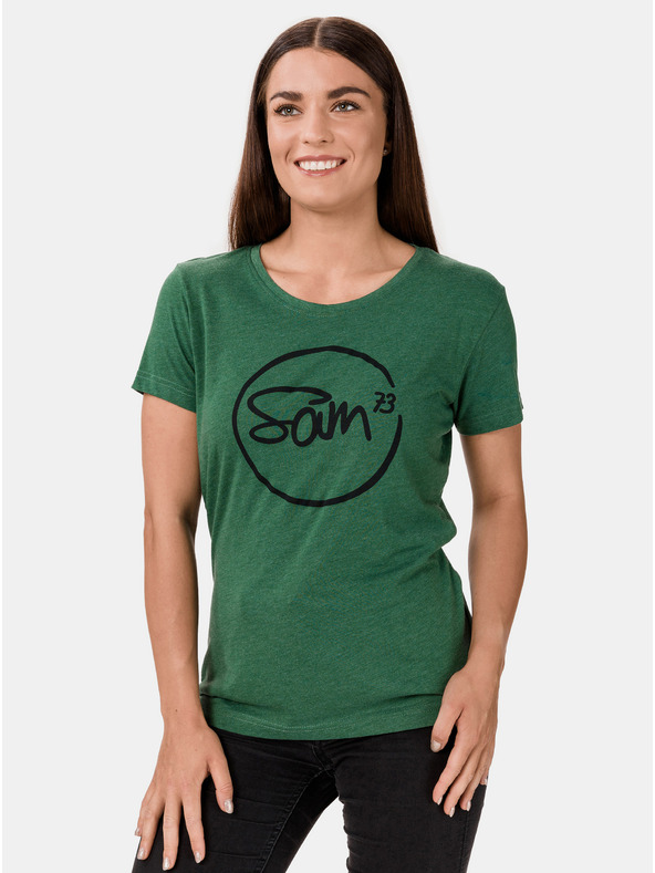 Sam 73 Grünes Damen T-Shirt SAM 73 Danneka