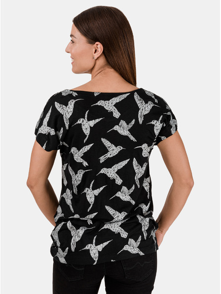 Sam 73 Schwarzes Damen-T-Shirt SAM 73