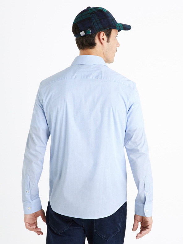 Celio Kariertes Hemd Slim Masantal2 Celio