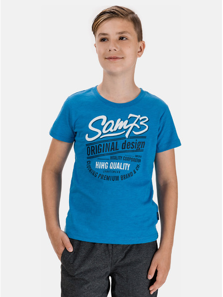 Sam 73 Blaues Jungen-T-Shirt SAM 73 Archie