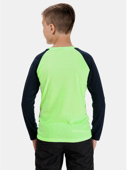 Sam 73 Grünes Jungen-T-Shirt mit Aufdruck SAM 73 Blake