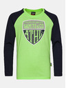 Sam 73 Grünes Jungen-T-Shirt mit Aufdruck SAM 73 Blake