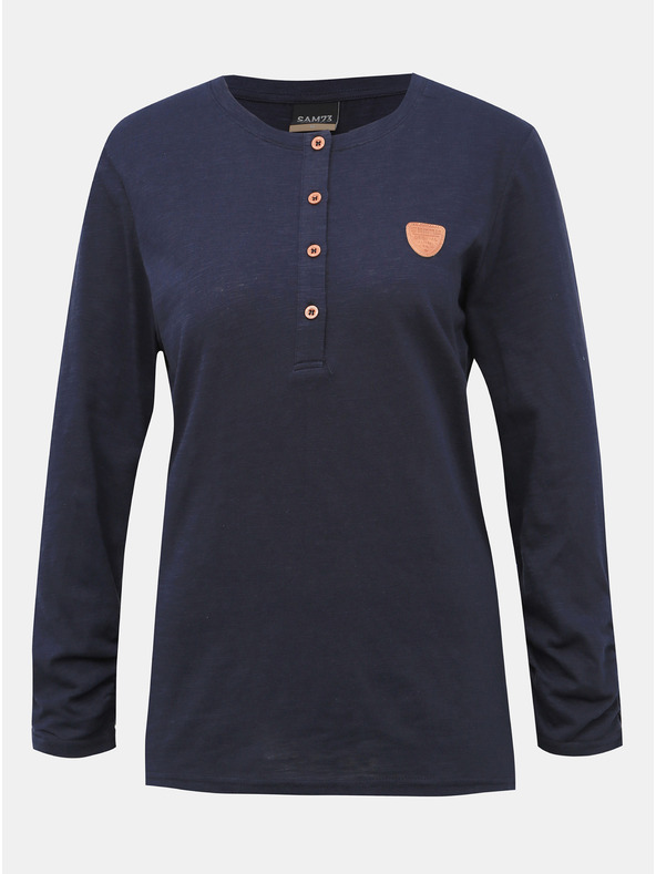 Sam 73 Dunkelblaues Damen-T-Shirt SAM 73