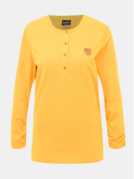 Sam 73 Senffarbenes Damen-T-Shirt SAM 73