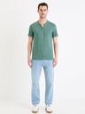 Celio Grünes Herren-Button-Down-Hemd Celio Cegeti