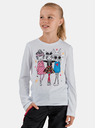 Sam 73 Weißes Mädchen-T-Shirt mit Aufdruck SAM 73 Camilla