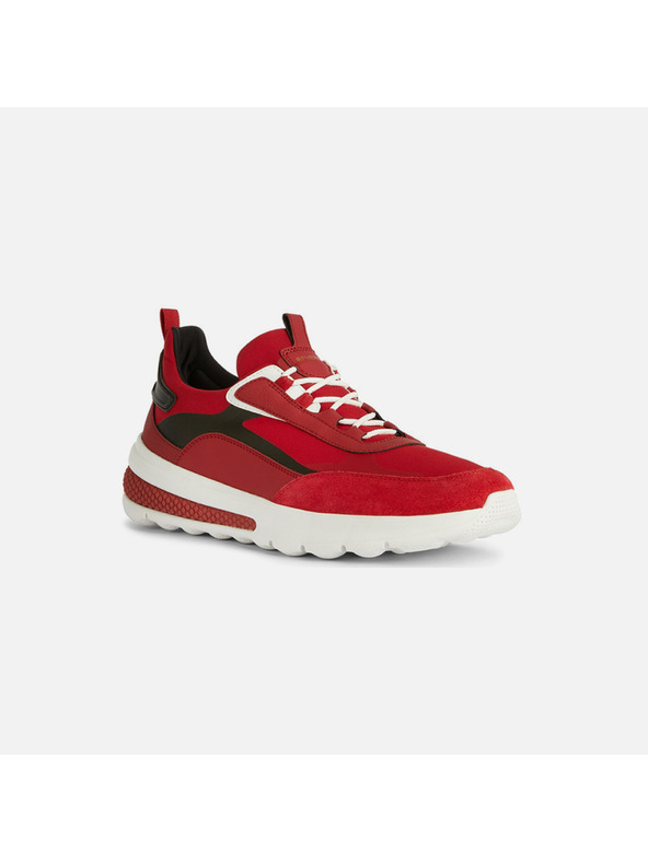 Geox Rote Herren Sneaker Geox Spherica Actif D