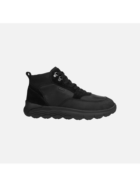 Geox Schwarze Herren-Stiefeletten Geox Spherica 4X4 B ABX