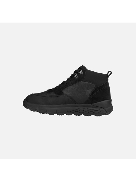 Geox Schwarze Herren-Stiefeletten Geox Spherica 4X4 B ABX