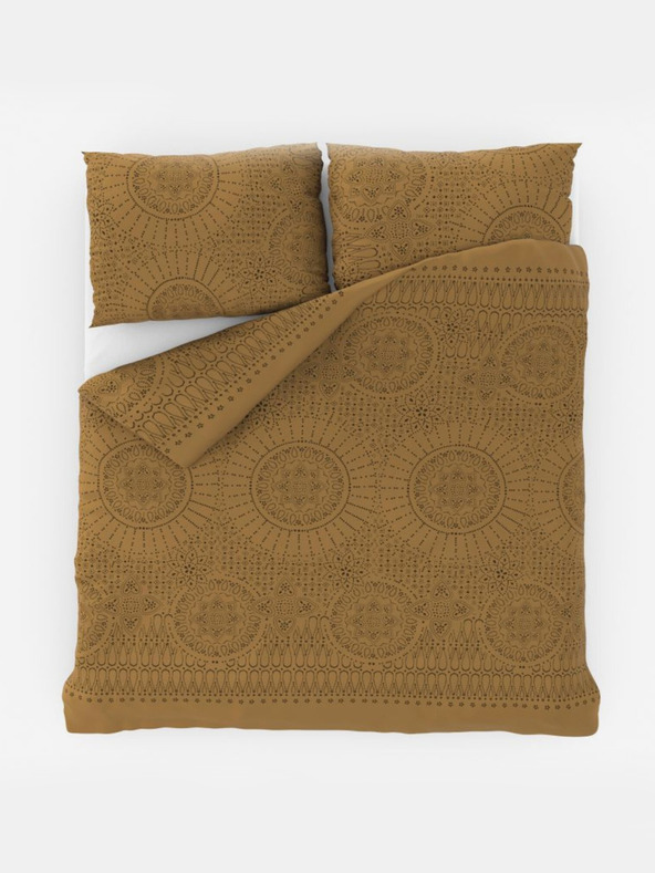 Kvalitex French Cotton Bedding DELUX 240x200, 70x90cm MERIT gold