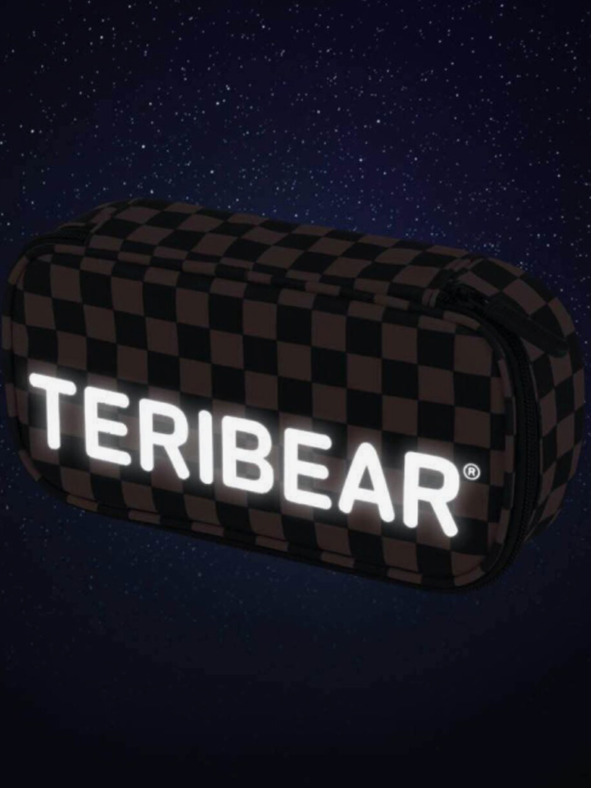 BAAGL  Schwarzes Schulmäppchen skate teribear Baagl