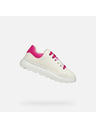 Geox Weiße Geox Puffypop Turnschuhe für Mädchen