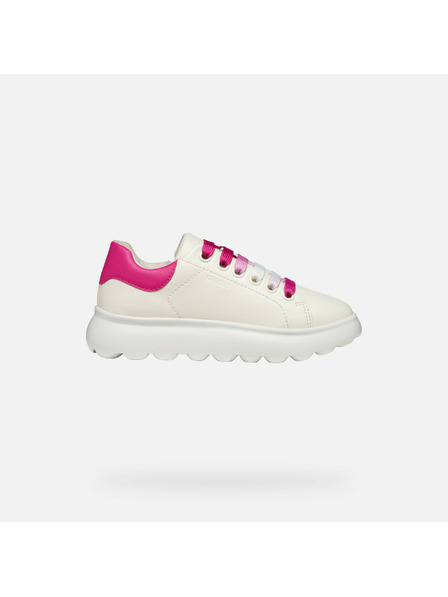 Geox Weiße Geox Puffypop Turnschuhe für Mädchen