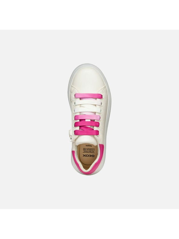 Geox Weiße Geox Puffypop Turnschuhe für Mädchen