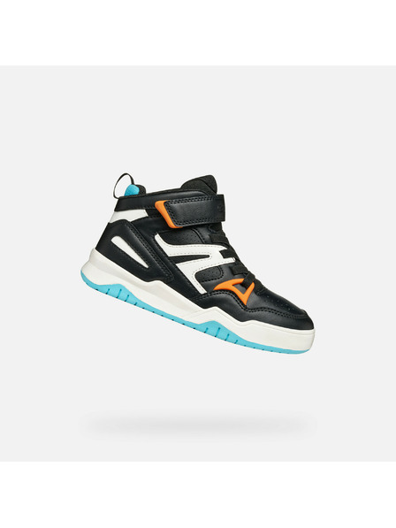 Geox Schwarze Geox Perth Turnschuhe für Jungen