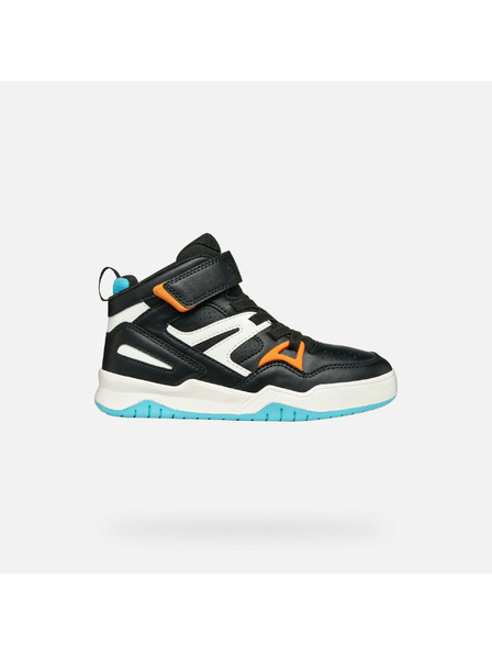 Geox Schwarze Geox Perth Turnschuhe für Jungen