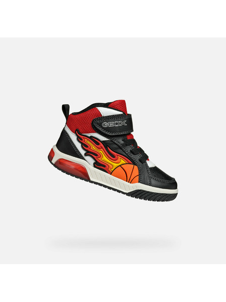 Geox Schwarze Jungen-Sneaker Geox Inek