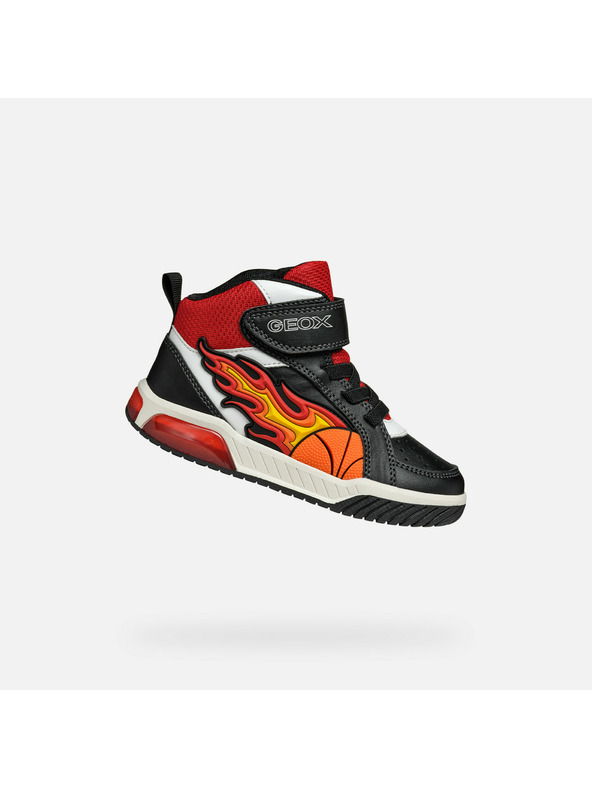 Geox Schwarze Jungen-Sneaker Geox Inek