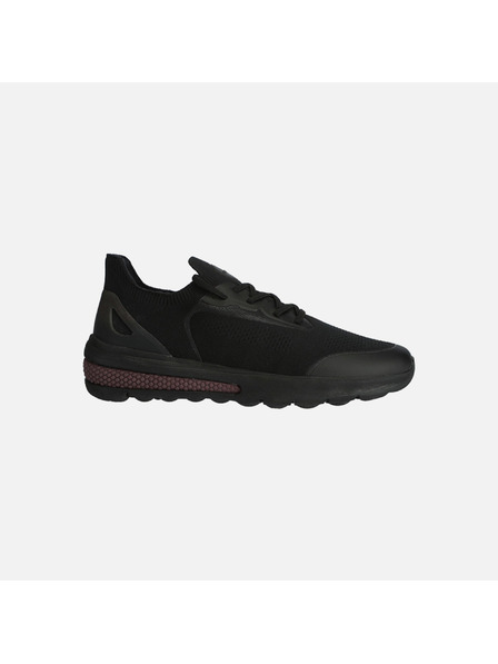 Geox Schwarz Herren-Turnschuhe Geox Spherica Actif