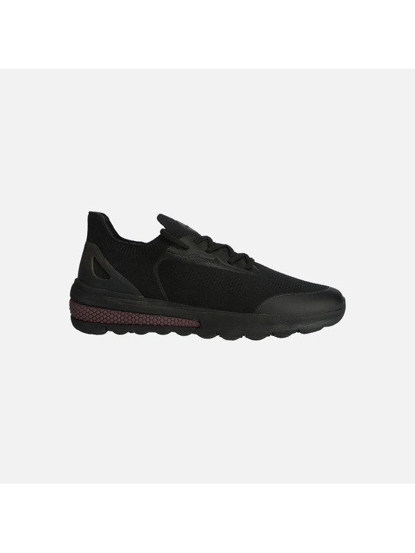 Geox Schwarz Herren-Turnschuhe Geox Spherica Actif