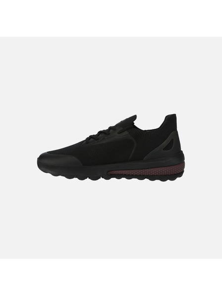 Geox Schwarz Herren-Turnschuhe Geox Spherica Actif