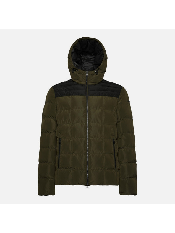 Geox Dunkelgrüne Herren-Jacke Geox Magnete Hoojkt