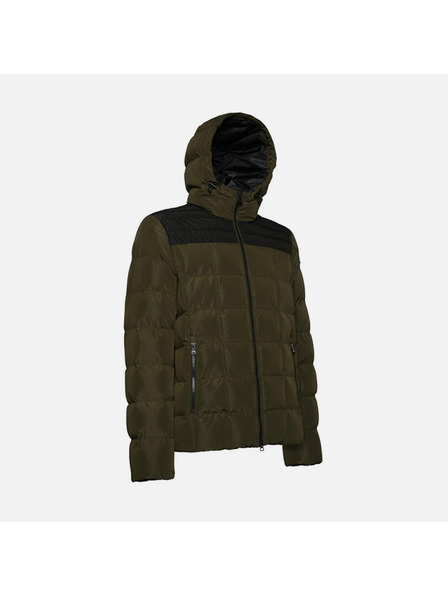 Geox Dunkelgrüne Herren-Jacke Geox Magnete Hoojkt