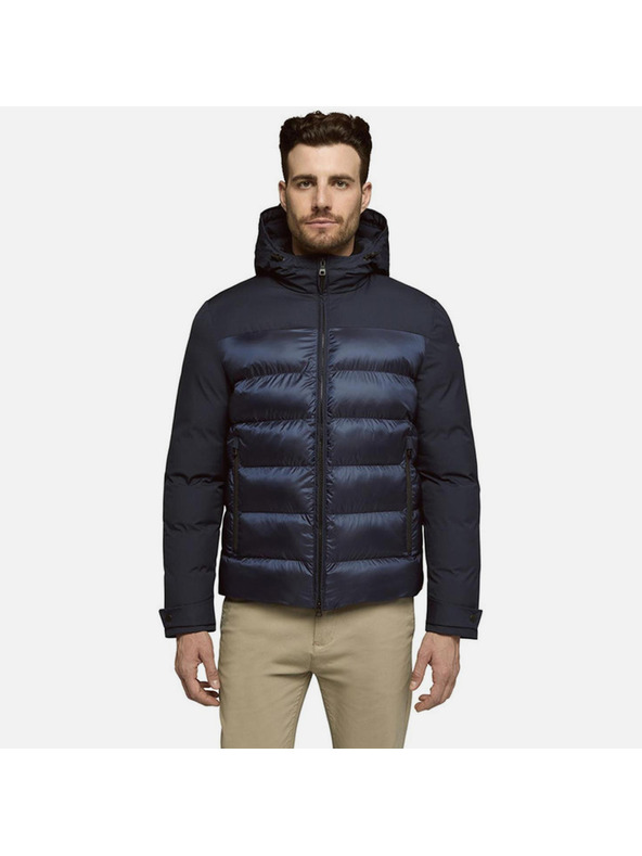 Geox Blaue Herren-Jacke Geox Sapienza Hoojkt