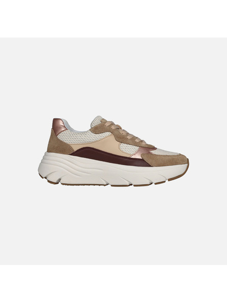 Geox Beige Damen-Sneaker Geox Diamanta B