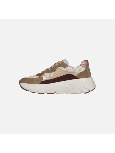 Geox Beige Damen-Sneaker Geox Diamanta B