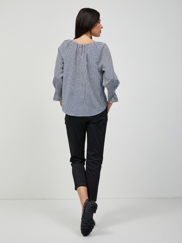 Orsay Blau gestreifte Bluse ORSAY